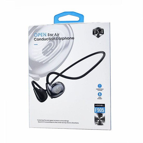 F905 Open Ear Air Conduction Earphone (black)