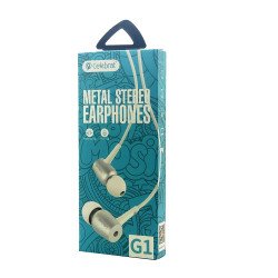 Celebrat G1 Metal Stereo Earphone (silver) Celebrat G1 Metal Stereo Earphone (silver)