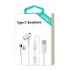 JH081 Earphone w/ Type-C Connector (white)