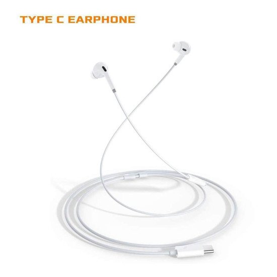 JH081 Earphone w/ Type-C Connector (white)