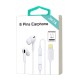 Earphone with Remote and Mic For iPhones (white)