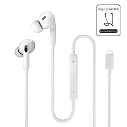 Earphone with Remote and Mic For iPhones (white) Earphone with Remote and Mic For iPhones (white)