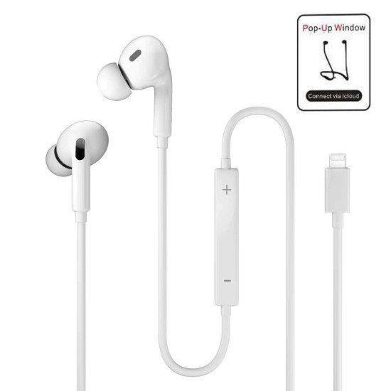 Earphone with Remote and Mic For iPhones (white)