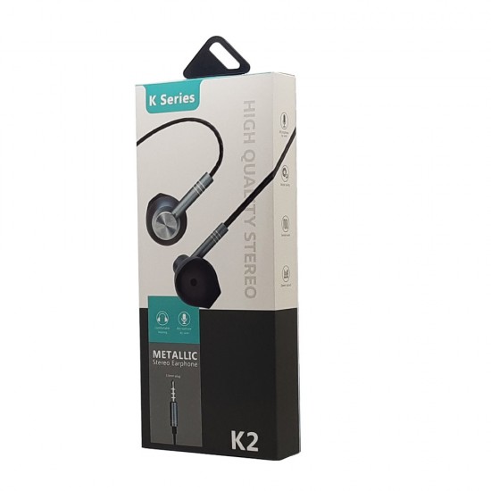 K-Series K2 Metal Stereo Earphone (green)