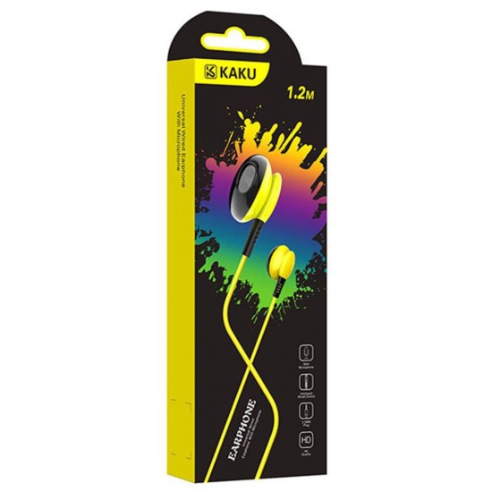 KSC 379 Stereo Sound Earphone (yellow)