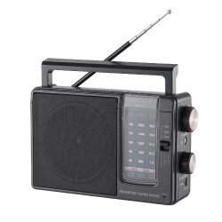 PR-1012 3 Band Radio Speaker (black)