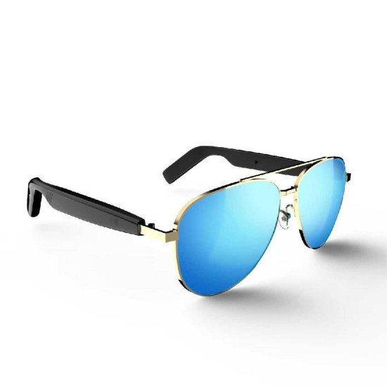 SG13 Aviator Sun Glasses Wireless Stereo Headset (babyblue)