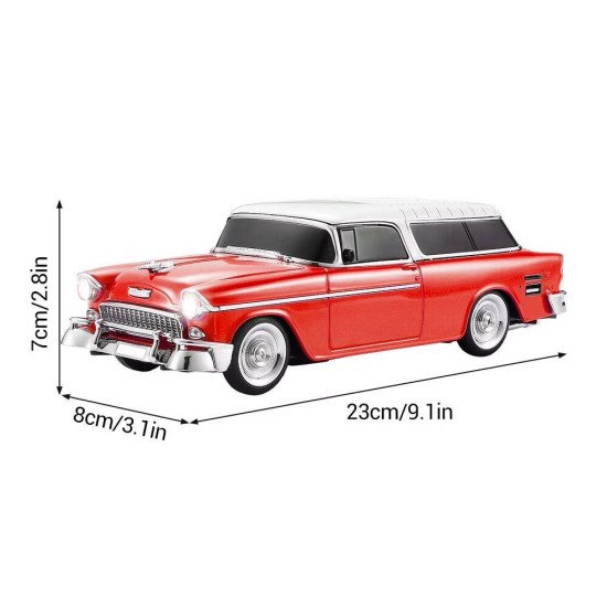 WSTER WS-1955 Vintage Classic Bluetooth Speaker (red)