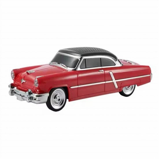 WSTER WS-1957 Lincoln Car Wireless Bluetooth Speaker (red)
