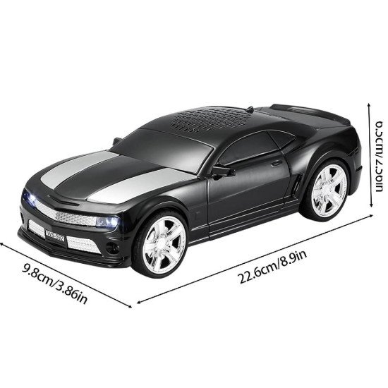 WSTER WS-592 Super Car Portable Bluetooth Speaker (black)