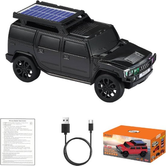 WS-696 Solar Bluetooth Replica Speaker (black)
