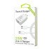 25W Type-C to Type-C 2 in 1 Fast Charger (white)