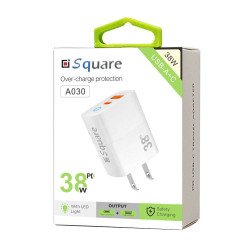 38W USB + C Fast Charging Power Adatpor (white) 38W USB + C Fast Charging Power Adatpor (white)