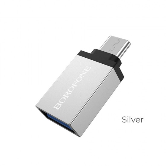 Type C to USB Adapter (silver)