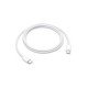 Braided Type-C to Type C 60W Quick Charge Cable 3FT (white)