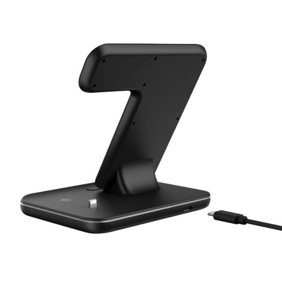 15W 3 IN 1 Wireless Charger (black)