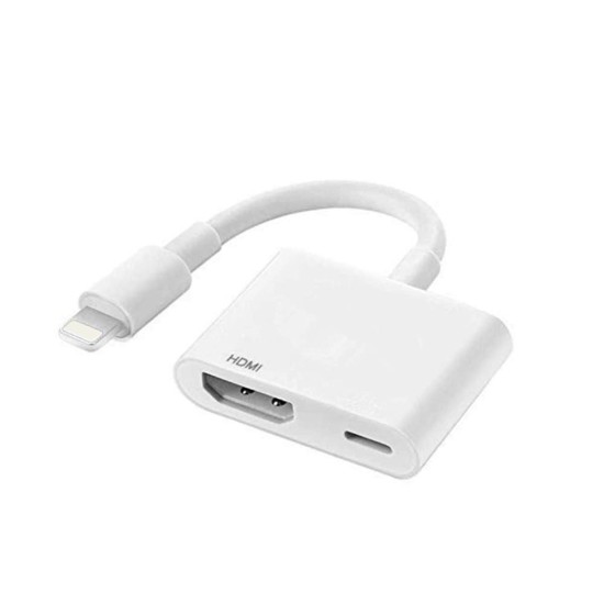 8 Pins to HDMI TV Adapter (white)
