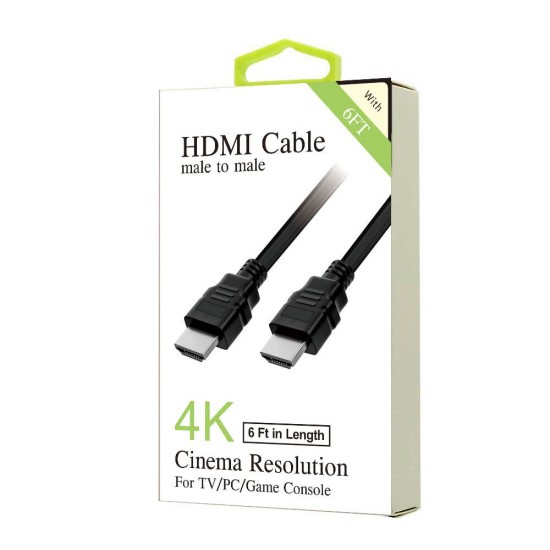 4K HDMI TO HDMI Cable (6FT)
