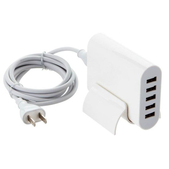 HW023 5 Ports USB Charger (white)