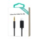 3.5mm to 8 Pins Male to Male Cable (black)