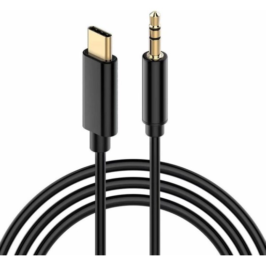 3.5mm to Type-C Male to Male Cable (black)