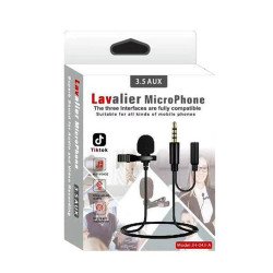 3.5mm Jack Microphone w/ 3.5mm Aux Port 3.5mm Jack Microphone w/ 3.5mm Aux Port
