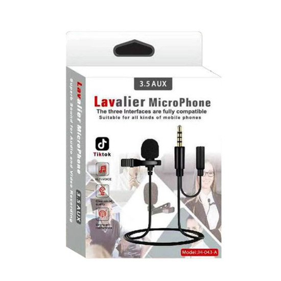 3.5mm Jack Microphone w/ 3.5mm Aux Port