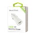 20W Dual Port Car Charger Adapter (white)