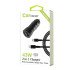 43W 2 in 1 Car Charger w/ 8 Pins to C Cable (black)