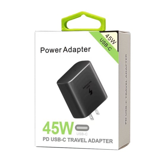 45W Fast Charging Type C Power Adatpor (black)