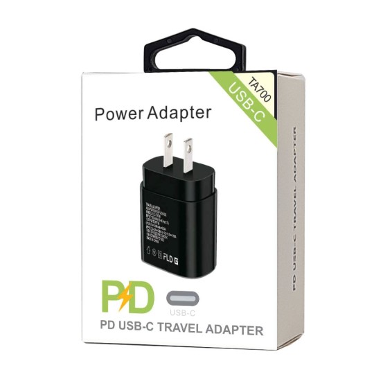 Fast Charging Type C Power Adatpor (black)