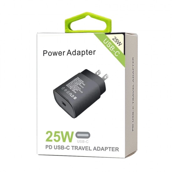 25W Fast Charging Type C Power Adatpor (black)