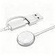 Magnet Wireless charger for iWatch & Samsung Watch (white)