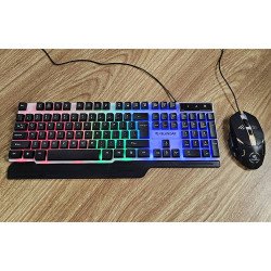 KT770 Luminous Wired Keyboard and Mouse Set