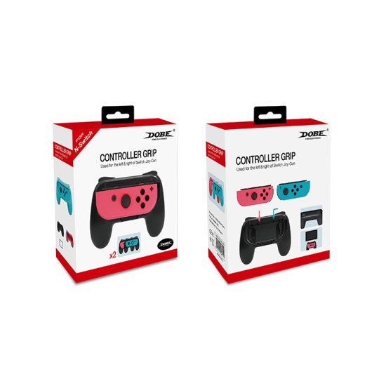 Hand Grip Kit for Nintendo Switch Joy Con (black x 2)