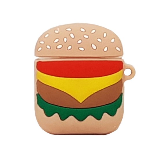 Silicone Case For Airpod 1/2 (burger)