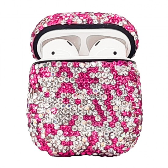 Glitter Stone Case For for Airpod 1 / 2 (pink)