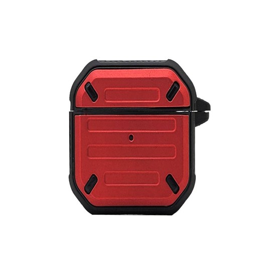 Full Body Rugged Case for Air Pod 1/2 (red)