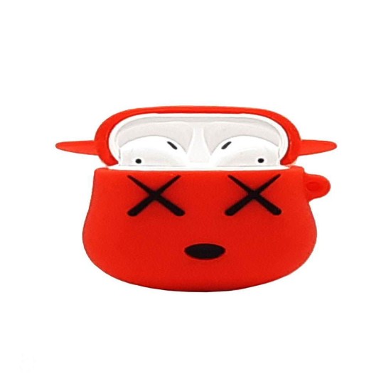 Silicone Case For Airpod Pro (red doggy)