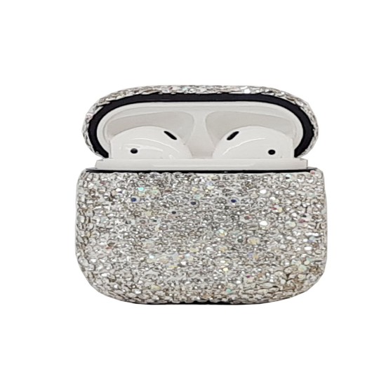 Glitter Stone Case For for Airpod Pro (silver)