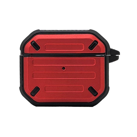 Full Body Rugged Case for Air Pod Pro (red)
