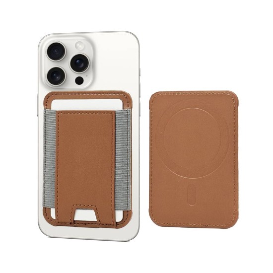 Magsafe Leather Card Pouch (brown)