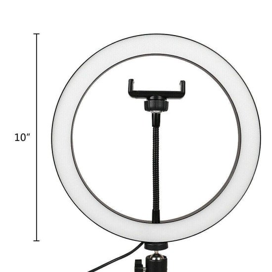MJ30 11" RGB Selfie Ring Light w/ Tri-pod & Phone holder MJ30 11" RGB Selfie Ring Light w/ Tri-pod & Phone holder