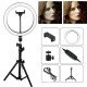 MJ36 13" RGB Selfie Ring Light w/ Tri-pod & Phone holder MJ36 13" RGB Selfie Ring Light w/ Tri-pod & Phone holder