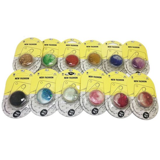 Lot/12 Glitter Design Pop stant Lot/12 Glitter Design Pop stant