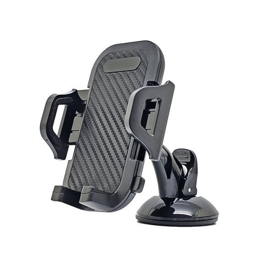 Short Tube One buttom release Phone holder (black)