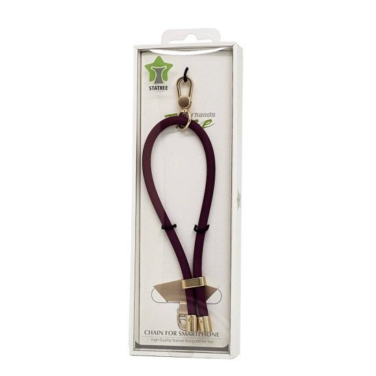 Silicone Carrying String For Phones (burgendy)