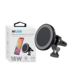 W249 15W Wireless Car Mount Charger (black)
