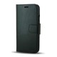 Leather Wallet Case For iPhone 15 Pro (black)