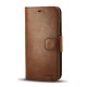 Leather Wallet Case For LG K40 (brown)